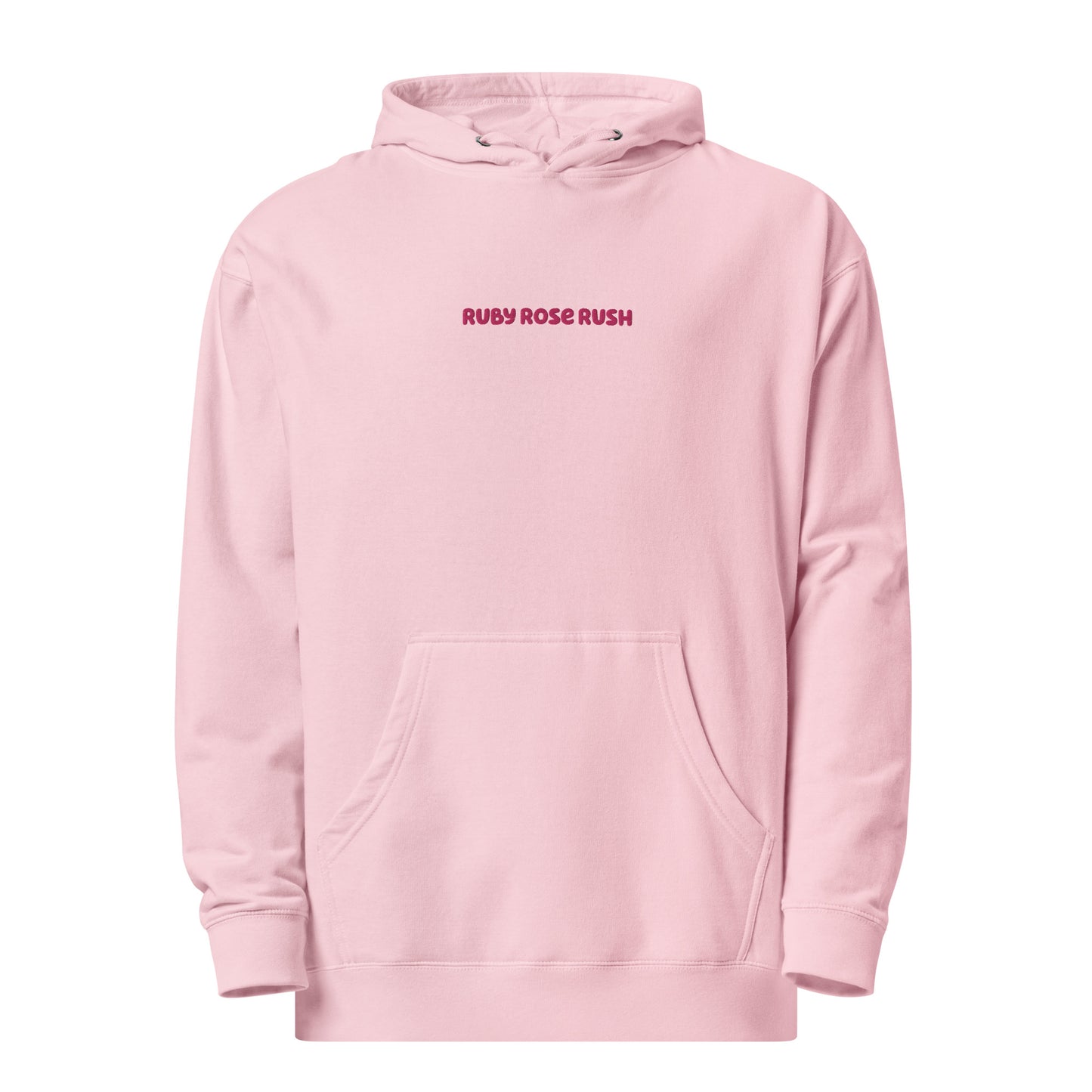 Sunset Meltdown Oversized Hoodie in Light Pink